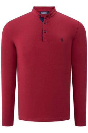 ÜÇLÜ SET V4009 DEWBERRY ERKEK SWEATSHIRT-SİYAH-LACİVERT-BORDO