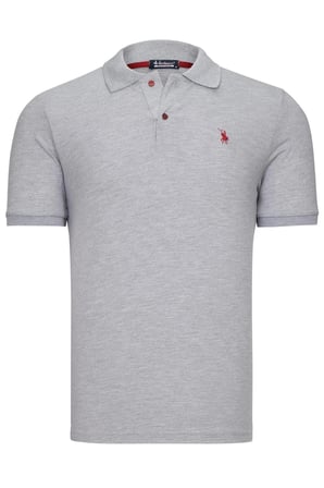 İKİLİ SET T8561 DEWBERRY ERKEK TSHIRT-GRİ-GRİ