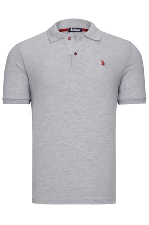 İKİLİ SET T8561 DEWBERRY ERKEK TSHIRT-GRİ-MAVİ