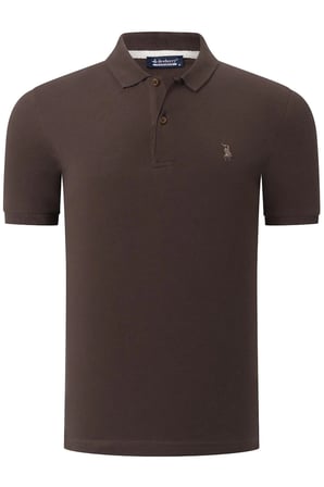 İKİLİ SET T8561 DEWBERRY ERKEK TSHIRT-KAHVE-KAHVE