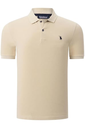İKİLİ SET T8561 DEWBERRY ERKEK TSHIRT-BEJ-KIRMIZI