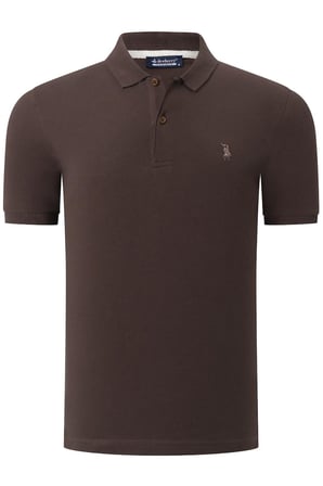 İKİLİ SET T8561 DEWBERRY ERKEK TSHIRT-KAHVE-BEYAZ