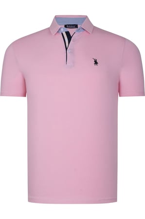 T8582 DEWBERRY ERKEK T-SHIRT-PEMBE
