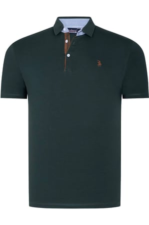 T8582 DEWBERRY ERKEK T-SHIRT-YEŞİL