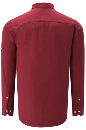 G674 DEWBERRY ERKEK GÖMLEK-KOYU BORDO