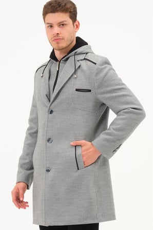 PLT8371 DEWBRRY ERKEK PALTO-GRİ