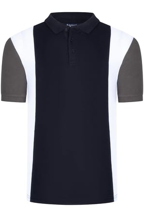 İKİLİ SET T8596 DEWBERRY ERKEK TSHIRT-SİYAH-LACİVERT
