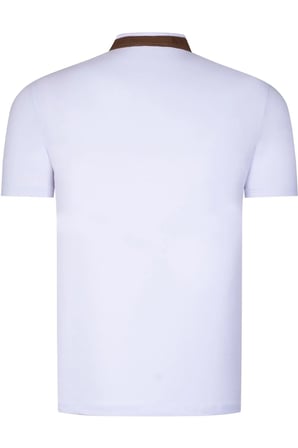 İKİLİ SET T8571 DEWBERRY FERMUARLI ERKEK T-SHIRT-BEYAZ-HAKİ