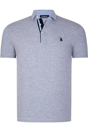 İKİLİ SET T8582 DEWBERRY ERKEK T-SHIRT-SİYAH-GRİ