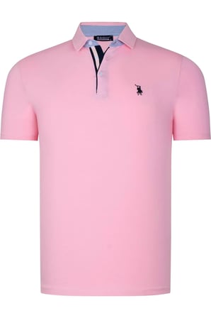 İKİLİ SET T8582 DEWBERRY ERKEK T-SHIRT-BEYAZ-PEMBE