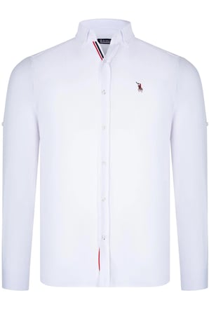 Dewberry Erkek Gömlek 2'li Set Beyaz-Bordo G674 | 2 Adet Çoklu Paket, Günlük ve Ofis Giyimi, Jean, Chino ve Kumaş Pantolon Kombinleri, Ceket ve Blazer Altına Smart Casual Stil, İşten Hafta Sonuna Şehir Gardırobu, Arkadaş Buluşmaları ve Akşam Yemeği