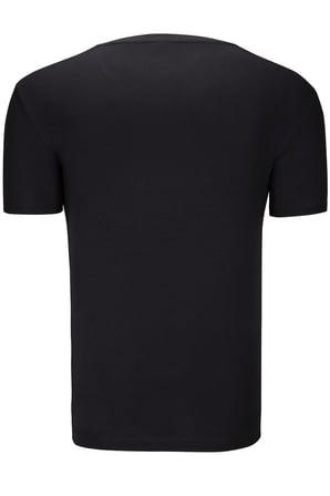 İKİLİ SET T8568 DEWBERRY V YAKA ERKEK T-SHIRT-SİYAH-AÇIK YEŞİL
