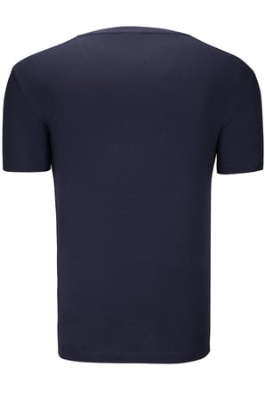 İKİLİ SET T8568 DEWBERRY V YAKA ERKEK T-SHIRT-LACİVERT- BORDO
