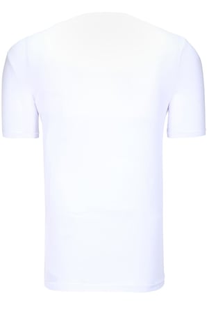 İKİLİ SET T8568 DEWBERRY V YAKA ERKEK T-SHIRT-BEYAZ-GRİ