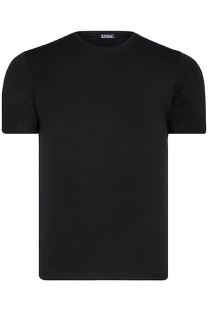 DÖRTLÜ SET T8569 DEWBERRY BİSİKLET YAKA ERKEK T-SHIRT-SİYAH-BEYAZ-LACİVERT-MAVİ