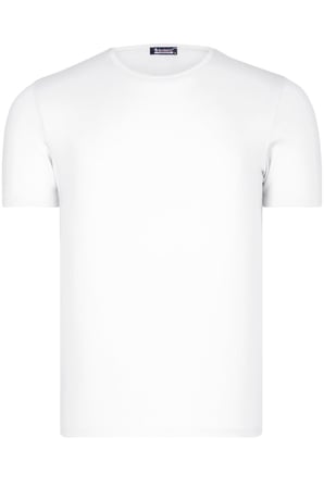 DÖRTLÜ SET T8569 DEWBERRY BİSİKLET YAKA ERKEK T-SHIRT-SİYAH-BEYAZ-LACİVERT-MAVİ