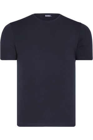 DÖRTLÜ SET T8569 DEWBERRY BİSİKLET YAKA ERKEK T-SHIRT-SİYAH-BEYAZ-LACİVERT-MAVİ