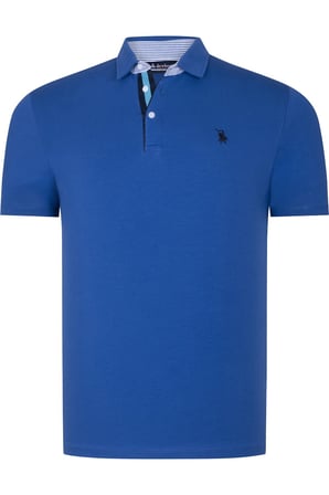 ÜÇLÜ SET T8582 DEWBERRY ERKEK T-SHIRT-SİYAH-BEYAZ-SAKS