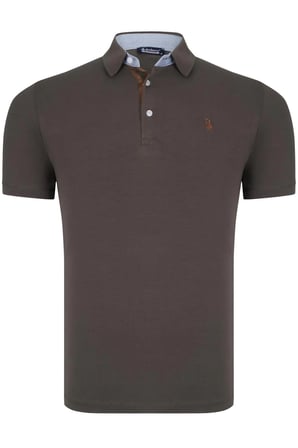 ÜÇLÜ SET T8582 DEWBERRY ERKEK T-SHIRT-SİYAH-BEYAZ-HAKİ