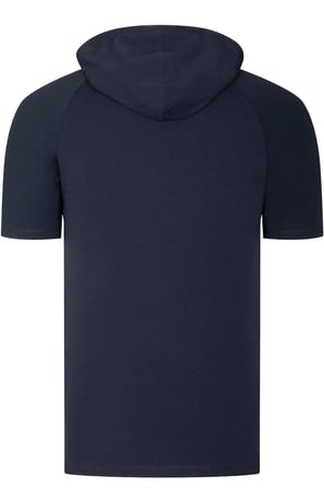 İKİLİ SET T8570 DEWBERRY KAPŞONLU ERKEK T-SHIRT-LACİVERT-HAKİ