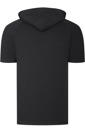 İKİLİ SET T8570 DEWBERRY KAPŞONLU ERKEK T-SHIRT-SİYAH-HAKİ