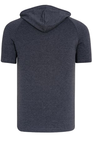 İKİLİ SET T8570 DEWBERRY KAPŞONLU ERKEK T-SHIRT-ANTRASİT-LACİVERT