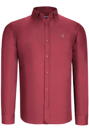 İKİLİ SET G725 DEWBERRY ERKEK GÖMLEK-LACİVERT- BORDO