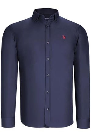 İKİLİ SET G725 DEWBERRY ERKEK GÖMLEK-LACİVERT-BEJ