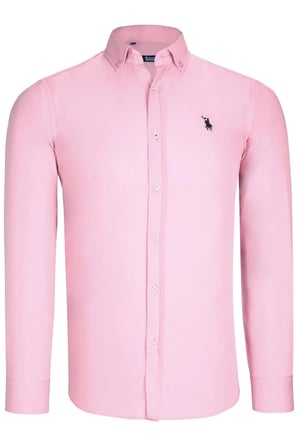 İKİLİ SET G725 DEWBERRY ERKEK GÖMLEK-LACİVERT-PEMBE
