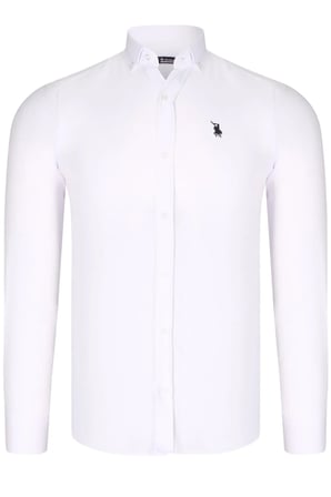 ÜÇLÜ SET G725 DEWBERRY ERKEK GÖMLEK-LACİVERT-BEYAZ-YEŞİL