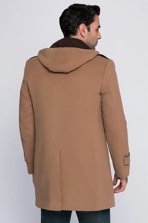 PLT8334 DEWBERRY ERKEK PALTO-CAMEL