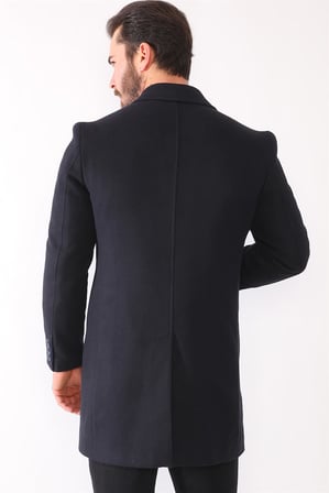 PLT8364 DEWBERRY ERKEK PALTO-LACİVERT