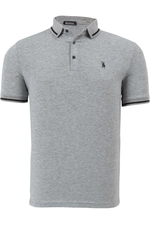 İKİLİ SET T8586 DEWBERRY ERKEK T-SHIRT-SİYAH-GRİ