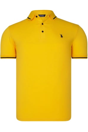 İKİLİ SET T8586 DEWBERRY ERKEK T-SHIRT-BEYAZ-SARI