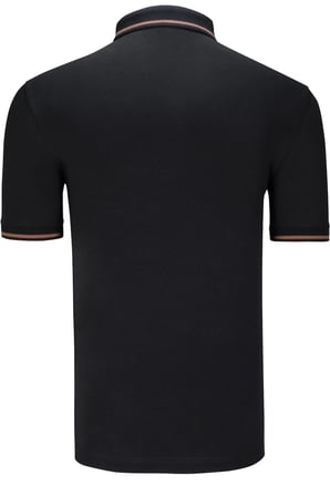 İKİLİ SET T8586 DEWBERRY ERKEK T-SHIRT-SİYAH-FUŞYA