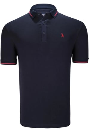 İKİLİ SET T8586 DEWBERRY ERKEK T-SHIRT-FUŞYA-LACİVERT