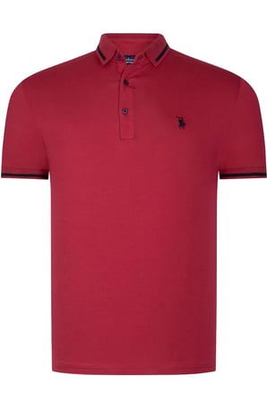 ÜÇLÜ SET T8586 DEWBERRY ERKEK T-SHIRT-LACİVERT-BEYAZ-BORDO