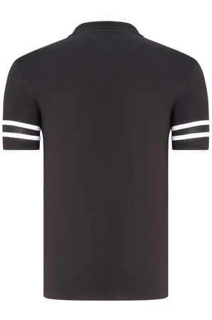 İKİLİ SET T8585 DEWBERRY ERKEK T-SHIRT-SİYAH BEYAZ-BORDO