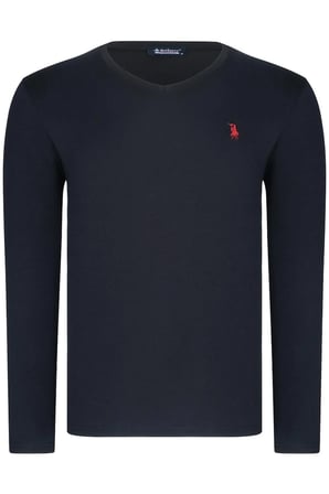 ÜÇLÜ SET T8587 DEWBERRY V YAKA ERKEK SWEATSHIRT-SİYAH-ANTRASİT-BORDO