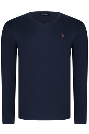 ÜÇLÜ SET T8587 DEWBERRY V YAKA ERKEK SWEATSHIRT-BEYAZ-LACİVERT-BORDO