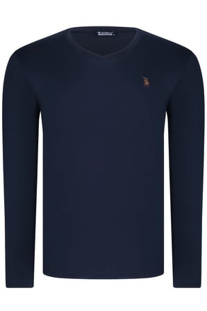 DÖRTLÜ SET T8587 DEWBERRY V YAKA ERKEK SWEATSHIRT-ANTRASİT-LACİVERT-BEYAZ-BORDO