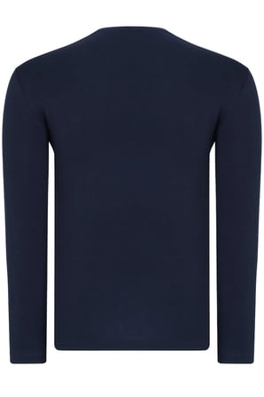İKİLİ SET T8588 DEWBERRY YUVARLAK YAKA ERKEK SWEATSHIRT-BORDO-LACİVERT