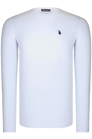 ÜÇLÜ SET T8588 DEWBERRY YUVARLAK YAKA ERKEK SWEATSHIRT-SİYAH-BEYAZ-BORDO