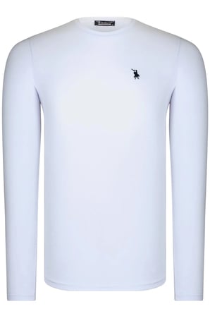 DÖRTLÜ SET T8588 DEWBERRY YUVARLAK YAKA ERKEK SWEATSHIRT-SİYAH-LACİVERT-BEYAZ-BORDO