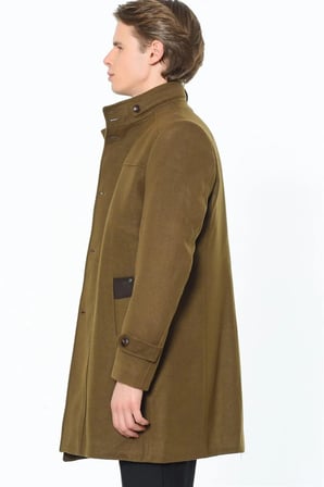 PLT8380 DEWBERRY ERKEK PALTO-DÜZ CAMEL