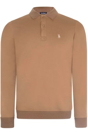 V4007 DEWBERRY ERKEK SWEATSHIRT-CAMEL