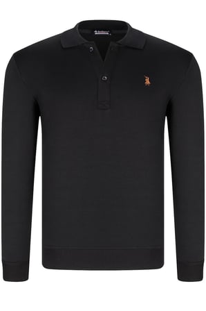İKİLİ SET V4007 DEWBERRY ERKEK SWEATSHIRT-SİYAH-CAMEL
