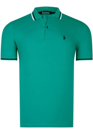 T8594 DEWBERRY ERKEK T-SHIRT-KOYU YEŞİL