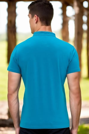 T8560 DEWBERRY T-SHIRT-KOYU TURKUAZ-2