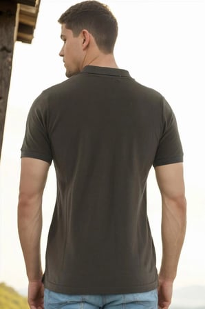 T8561 DEWBERRY ERKEK TSHIRT-YEŞİL-2